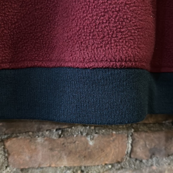 Vintage Lands End Fleece Bomber Jacket - Picture 5 of 8